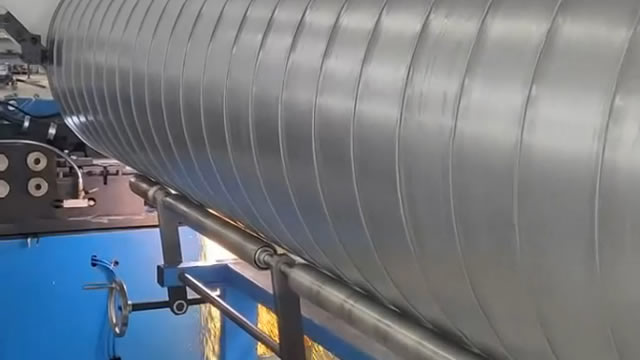 ماكينة تشكيل أنبوب مجرى هواء حلزوني، SBTF-1500C